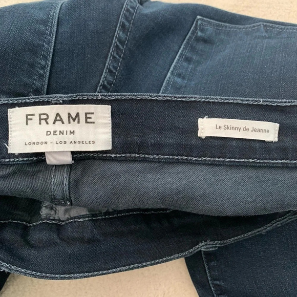 Frame Le Jeans Skinny De Jeanne Jeans Dark wash size 26 - Picture 6 of 16